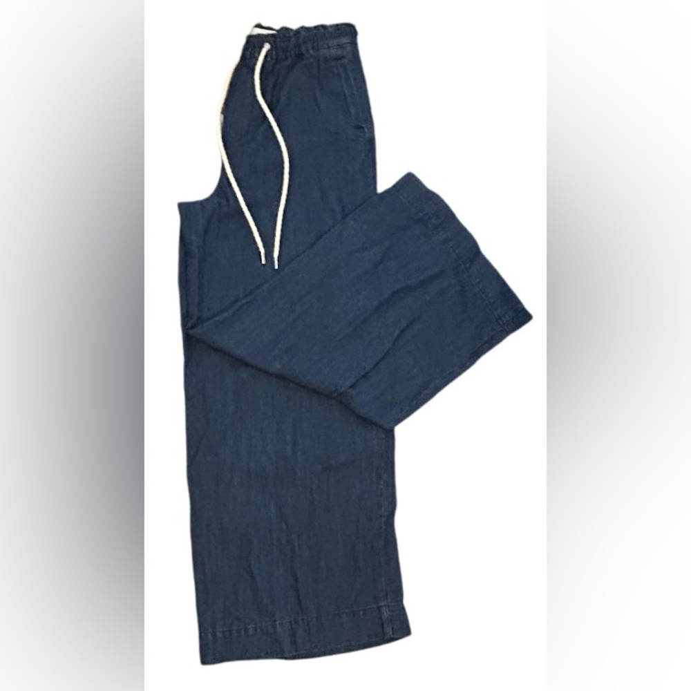 LOFT Navy Wide Leg Pants
